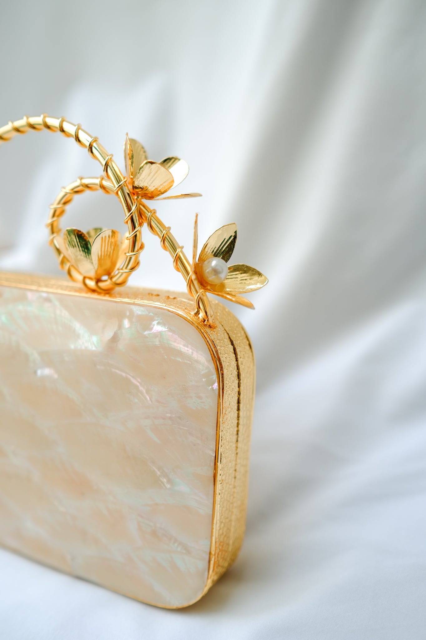 Designer Clutch Bag, Mother of Pearl Clutch, Selomenika