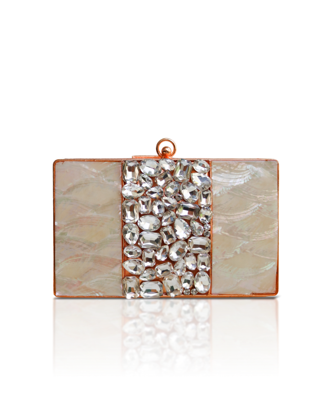 Pearl of Hope Mother of Pearl Bag (Rose Gold)